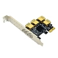 thumbnail image 3 of Tarjeta de expansión PCI-E Tarjeta vertical PCI-E Tarjeta adaptadora USB de 4 puertos Juego de tarjetas verticales 1 a 4, cable de expansión de 4 pines Inevent EL001409-02B, 3 of 7
