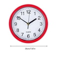thumbnail image 3 of Ghojet Wall Clock White Vintage Silent Non Ticking Bat Opp Quartz Analog Display,8 Inch, 3 of 6