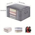 thumbnail image 4 of 3pcs Reinforced Non-Woven Clothing Storage Bag with Clear Window - Large Capacity, 4 of 5