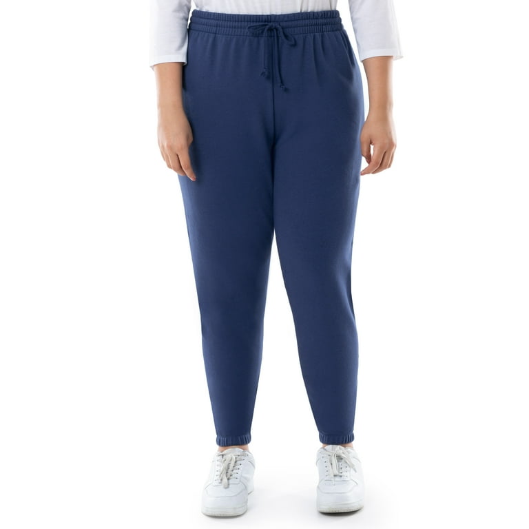 Terra & Sky Women's Plus Size Fleece Sweatshirt and Sweatpants Set