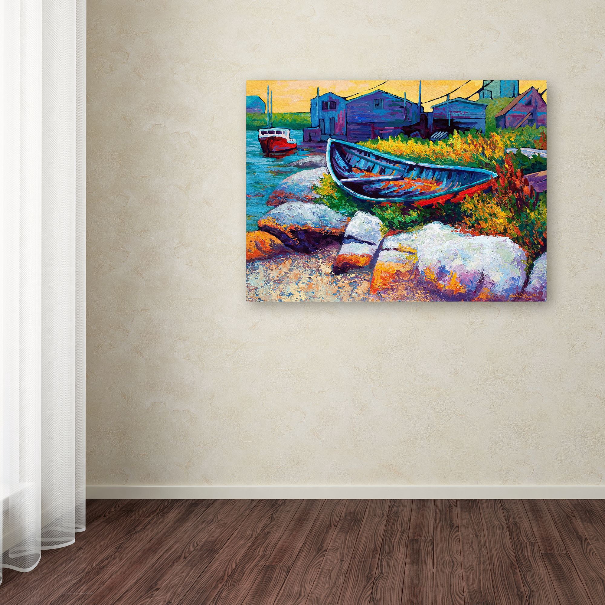 Trademark Fine Art 'Judy East Coast Boat Faa' Canvas Art by Marion Rose