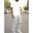 thumbnail image 4 of Victorious Men's Lightweight Fleece Drawstring Elastic Cuff Sweatpants FL91 - Gray 3X-Large, 4 of 5