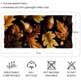 thumbnail image 2 of Thanksgiving Chic Chiffon Yarn Head Scarf - Translucent Light and Breathable Silk Chiffon Scarf for Women - 180*73 Size Elegant Fashion Accessory, 2 of 6