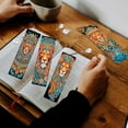 thumbnail image 6 of 4pcs Diamond Painting Bookmark Kit 5D DIY Lion Design with Shimmering Handcrafted Artwork For Book Lovers Perfect for Birthdays, Christmas, and Holidays, 6 of 7