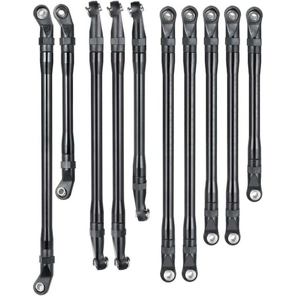 Upgrade Your Suspension Aluminum Alloy Link Rod 313MM Wheelbase for Axial SCX10-II RC Crawler