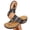 Black, variant on Lovskoo Platform Flip Flops for Women, Arch Support Cushion Thong Sandals, Thick Sole Pillow Slippers, Non-Slip Summer Beach Shoes