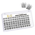 thumbnail image 1 of Lash Clusters Extensiones de pestañas DIY 72 grupos de pestañas CD Curl B&Q LASH Mega Volumen Pestañas individuales Extensiones de grupos de pestañas Wispy Lashes Cluster DIY en casa (NM-D-8-16MIX), 1 of 4