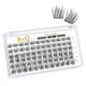 thumbnail image 1 of Lash Clusters B06 Extensiones de pestañas DIY 72 grupos de pestañas CD Curl B&Q pestañas Wispy Volume Lashes grupo individual DIY en casa (B06,D-8-16MIX), 1 of 4
