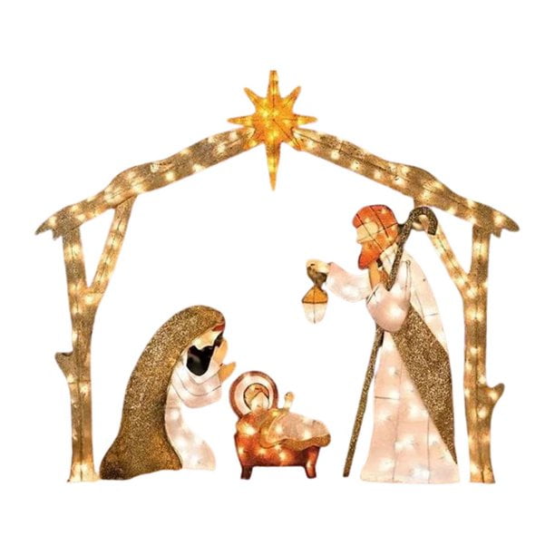 25% OFF Leisure Arts Nativity Christmas needlepoint holiday creche religious kit