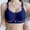 12-Blue, variant on YWDJ Bras for Women No Underwire Plus Size Cotton for Elderly for Full Figured Women Lightly Hollow Out Fashion Underwear No Rims Everyday Bras Sports Bras Nursing Bras for Breastfeeding Khaki 42