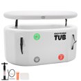 thumbnail image 2 of ABORON XL Ice Bath Tub Cold Plunge Tub with Cover for Athletes, 211 Gallons Cold Water Plunge Tubs, Portable Ice Bath at Home Outdoor, Water Chiller Compatible, 59.1in x 34.6in x 25.6in, 2 of 10