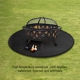 thumbnail image 3 of Naiovety Breeo Fire Pits Mat Protección Exterior Versátil Y Duradera Doble Cara Ignífuga A Prueba De Aceite Suministros de limpieza para el hogar negro 30 pulgadas, 3 of 6