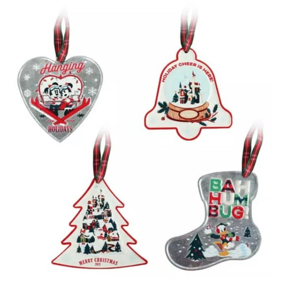Disney Ornament Set 2021 Holiday - Walt's Holiday Lodge Metal