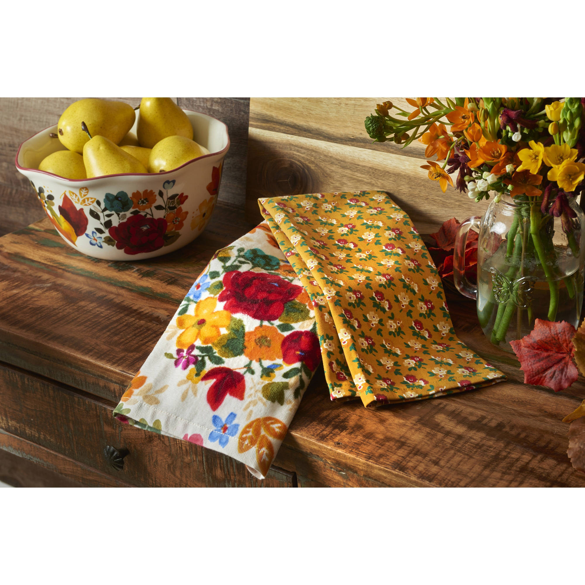 The Pioneer Woman Timeless Floral Kitchen Towels, Pack of 4 - image 2 of 2