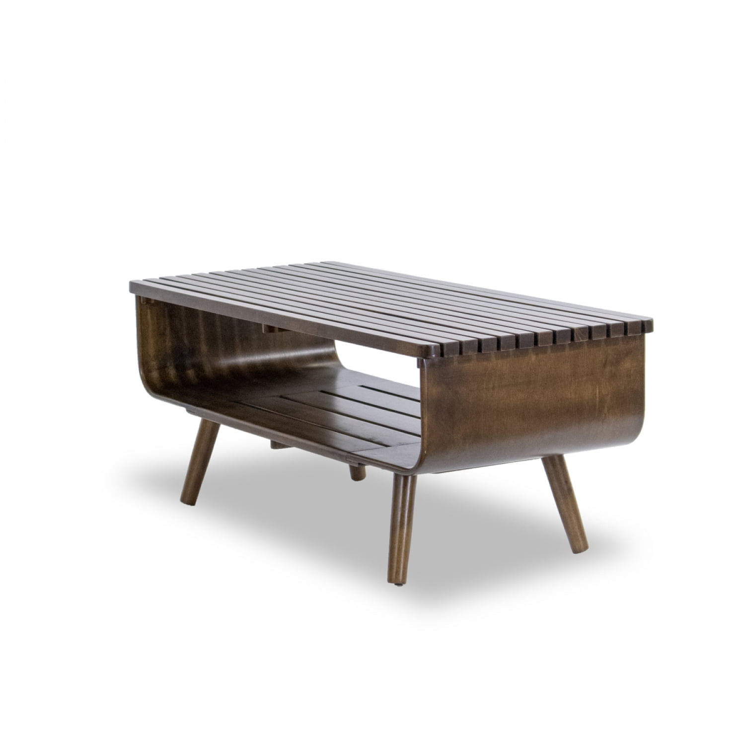 Alice Walnut Coffee Table Solid Wood Living Room Accent