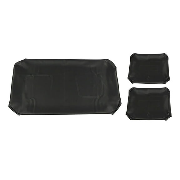 3Pcs Golf Cart Front Seat Covers Leather, Easy to Install for Club Car DS 1982-2000.5 Accessory Covers