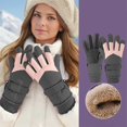 thumbnail image 2 of Daznico Winter Gloves, Winter Thermal Ski for Touchscreen Motorcycle Riding Sports Insulated Cold Weather, 2 of 5