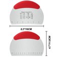 thumbnail image 5 of Uxcell Pizza Cutter Stainless Steel Cutter Scraper for Pastry Dough Red, 5 of 7
