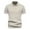 Beige, variant on Yaoyar Mens Knitted Polo Shirt Short Sleeve Knit Texture Shirt Men Short Sleeve Turndown Collar Blouse Shirt Khaki,M