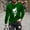 Green, variant on Zylanna Men's Long Sleeve T-Shirts, Halloween Print Crew Neck Loose Activewear Casual Tops for Men Gray