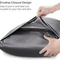 thumbnail image 2 of Silk Satin Pillowcase - Premium Sleep Pillow Cover, Anti-Frizz & Anti-Wrinkle for Hair & Skin, Ultra Soft - Standard Size,30" L x 20" W, Gray, 2 of 6