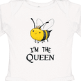 thumbnail image 4 of Inktastic I'm the Queen Cute Queen Bee Boys or Girls Long Sleeve Baby Bodysuit, 4 of 5
