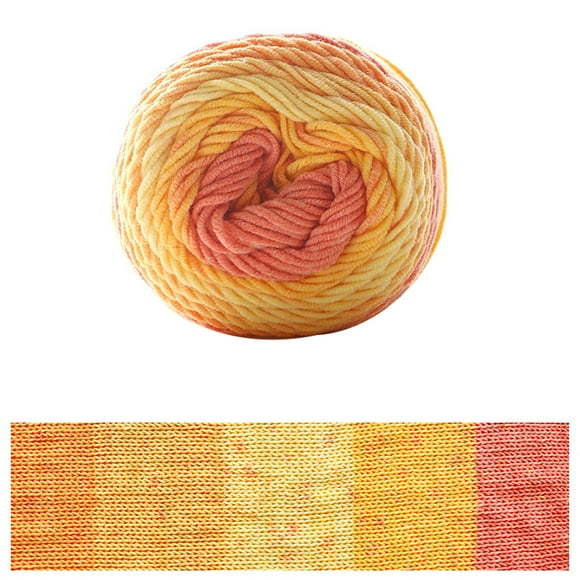 letairis 5-strand Yarn Sweater Scarf Knitting Thread Handcraft Sewing Braiding Cotton Yarn DIY Accessory, Type 1 Can Ruo Yunxia