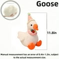 thumbnail image 2 of Cute Goose Plush Toy Plush Animal Soft Baby Shower Delivery Gift for Kid & Friends Birthday Gifts, 2 of 4