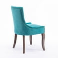 thumbnail image 6 of UBesGoo Set of 2 Side Dining Chairs Thickened Fabric Chairs with Solid wood legs for Kitchen Living Room Blue, 6 of 11
