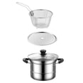 thumbnail image 3 of para , para leche, utensilios de cocina con mango de tapa, olla para sopa, utensilios universales pequeños Mango doble Zulema Sartén, 3 of 8