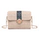 thumbnail image 1 of Bolso de hombro para mujer, bolso de paja con solapa, correa de cadena, embragues Irfora Beige, 1 of 7
