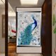 thumbnail image 3 of Cuadros Decorativos Pintura de diamante 5D DIY bordado de pavo real parcial decoración Likrtyny del hogar Kit de punto de cruz mosaico artesanal 32x45cm, 3 of 7
