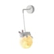 thumbnail image 1 of Lámpara colgante de bola lechosa blanca para habitación infantil, lámpara colgante 3D con forma de luna moderna para mesita de noche Conejito, 1 of 7