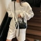 thumbnail image 2 of Bolso de mano tipo almohada de moda de nuevo estilo 2025 para mujer, bolso bandolera de hombro con encaje sencillo y elegante de alta gama., 2 of 5