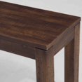 thumbnail image 3 of Grain Wood Furniture Montauk Solid Wood Bench, Rustic Walnut, 3 of 6