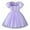 Purple, variant on Toddler Tutu Dress Little Girls Irregular Tulle Princess Birthday Party Formal Dresses Pink 6-7 Years