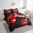 thumbnail image 3 of Castle Fairy Japanese Hokusai Bedding Comforter Set,Japanese Style Full Bedding Set, 3 of 8
