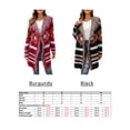 thumbnail image 3 of Cárdigan de punto para mujer Abrigos informales de manga larga con capucha y frente abierto MABOTO Camiseta de manga corta, 3 of 7