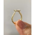 thumbnail image 5 of 1.50 Ct Oval Cut IGI Certified Lab Grown Diamond Wedding Ring In 14K Yellow Gold, 5 of 5