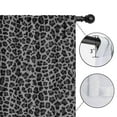 thumbnail image 4 of Blackout Kids Curtains,Black Leopard Print Childrens Insulated Curtains Set Of 2,Bedroom Essentials,Toddler Room Decor 42"x84"(106x213cm), 4 of 4