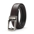 thumbnail image 2 of YAOBAMM Ceinture Résistante aux Rayures Boucle Micro Automatique Ceinture à Cliquet pour Hommes Accessoires de Mode en Faux Cuir Résistants aux Rayures, 2 of 7