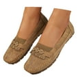 thumbnail image 3 of uvwlwu Casual Shoes for Women On Loafers Comfortable Soft Sole Color Leather Driving With Tassel Fashion Footwear For Ladies(Size:9), 3 of 8