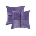 thumbnail image 1 of Natural Torino Quattro Color Cowhide Pillow | 2-Pack | 18"x18", 1 of 2
