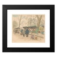 thumbnail image 2 of Tavík František Šimon 17x15 Black Modern Framed Museum Art Print Titled - Book Stalls on the Quai De Montebello, Notre-Dame in the Background (1892), 2 of 5