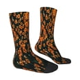 thumbnail image 3 of Uemuo Daisies Pattern Women's Crew Socks, Soft Durable Breathable Moisture-Wicking with Odor Control Cotton socks, 3 of 9