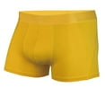 thumbnail image 2 of UoCefik Mens Cotton Boxer Briefs Wicking Breathable Trunks Comfortable Soft Covered Elastic Waistband Underwear Boxer Shorts Pack,Yellow 5XL, 2 of 3