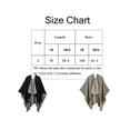 thumbnail image 2 of LELINTA Women's Sweater Poncho Cape Coat Open Front Blanket Shawls and Wraps, Black, 2 of 6