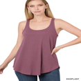thumbnail image 1 of CHOK Blouse Sans Manches à Encolure Décontractée pour Femmes et Plus, Ourlet Rond, 1 of 4