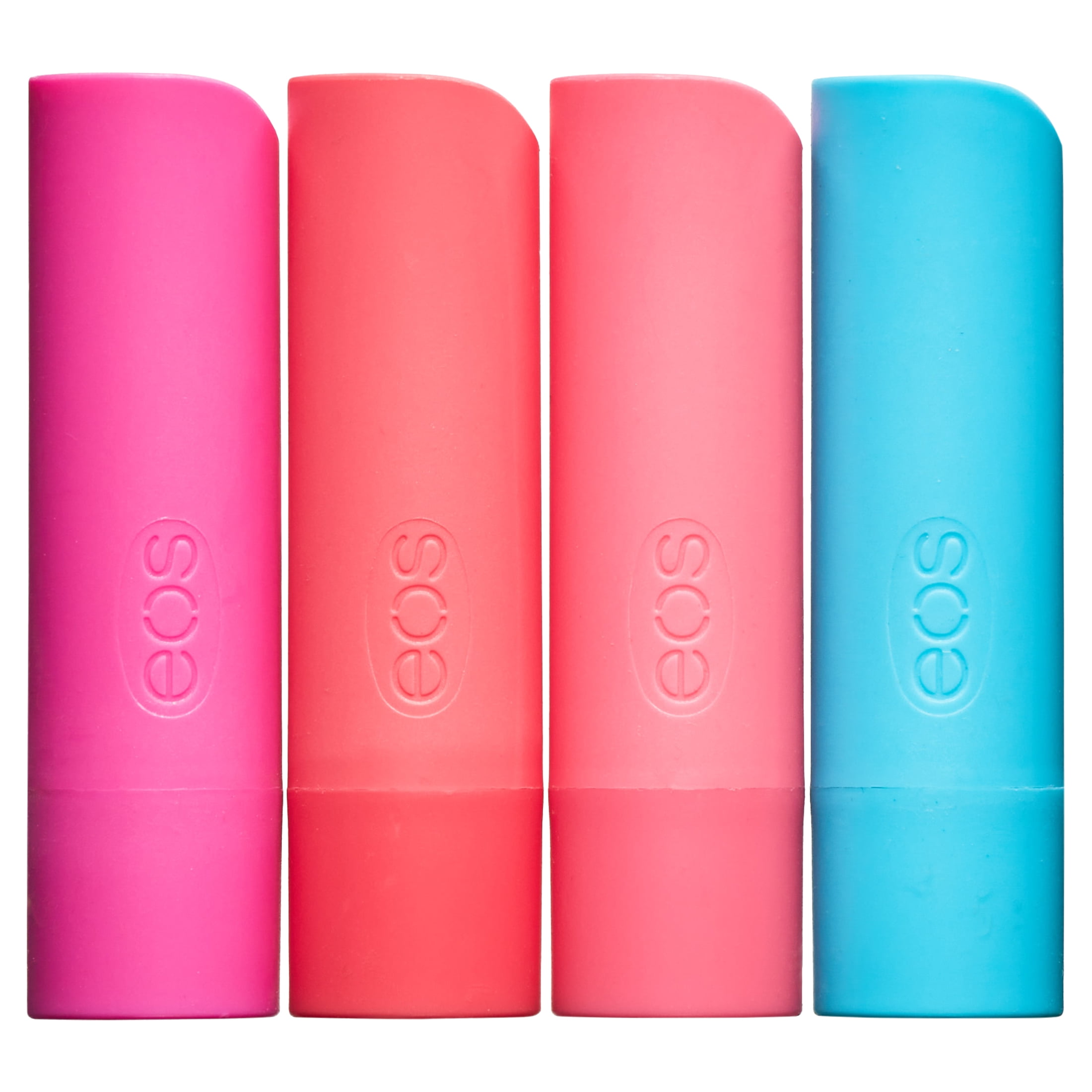 eos Holiday Hydrating Natural Lip Balm, Multi-Flavor, 4 Pack