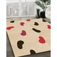 thumbnail image 3 of Ahgly Company Machine Washable Indoor Round Transitional Bronze Brown Area Rugs, 6' Round, 3 of 7